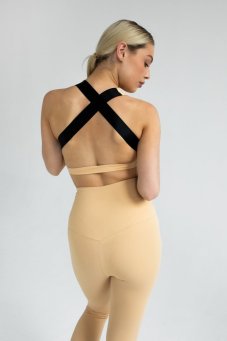 Eco fit sports bra VANILLA