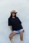 Basic oversize t-shirt BLACK - Velikost: XS/S