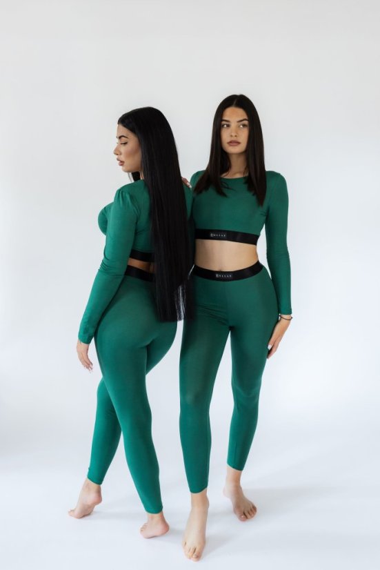 Bambusové legíny FLOW Emerald