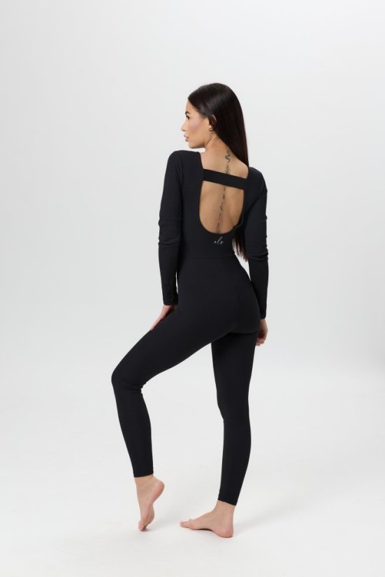 Ribbed Jumpsuit SIREN Black - Velikost: M