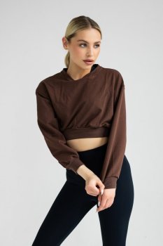 Fit crop mikina SIENNA