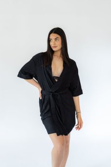 Bambusový župan BLACK