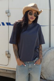 Basic oversize t-shirt GREY