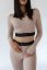 Bambusový Crop Top FLOW sleeve Dusty Pink