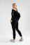 Dámská mikina s kapucí Fit SOFT Black - Velikost: S