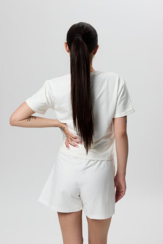 Basic BIO cotton shorts SNOW WHITE - Velikost: L