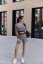 Bamboo Biker Shorts LUXE Silver Grey - Velikost: L