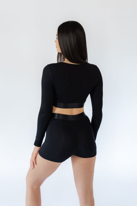 Bamboo shorts BLACK