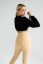 Women's cropped sweatshirt HUG Black