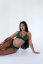 Bamboo panties GLOW Emerald - Velikost: M, Type: Kalhotky