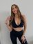 Sports bra TIDE Black - Velikost: L
