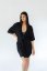 Bamboo bathrobe EMBRACE Black