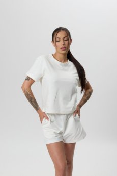 Basic BIO cotton T-shirt SNOW WHITE