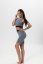 Bamboo Biker Shorts LUXE Silver Grey - Velikost: L