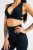 Eco fit sports bra BLACK