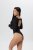 Žebrované Body s dlouhým rukávem OCEAN TOUCH Black