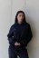 Women's sweatshirt with collar NOIR Black - Velikost: M/L